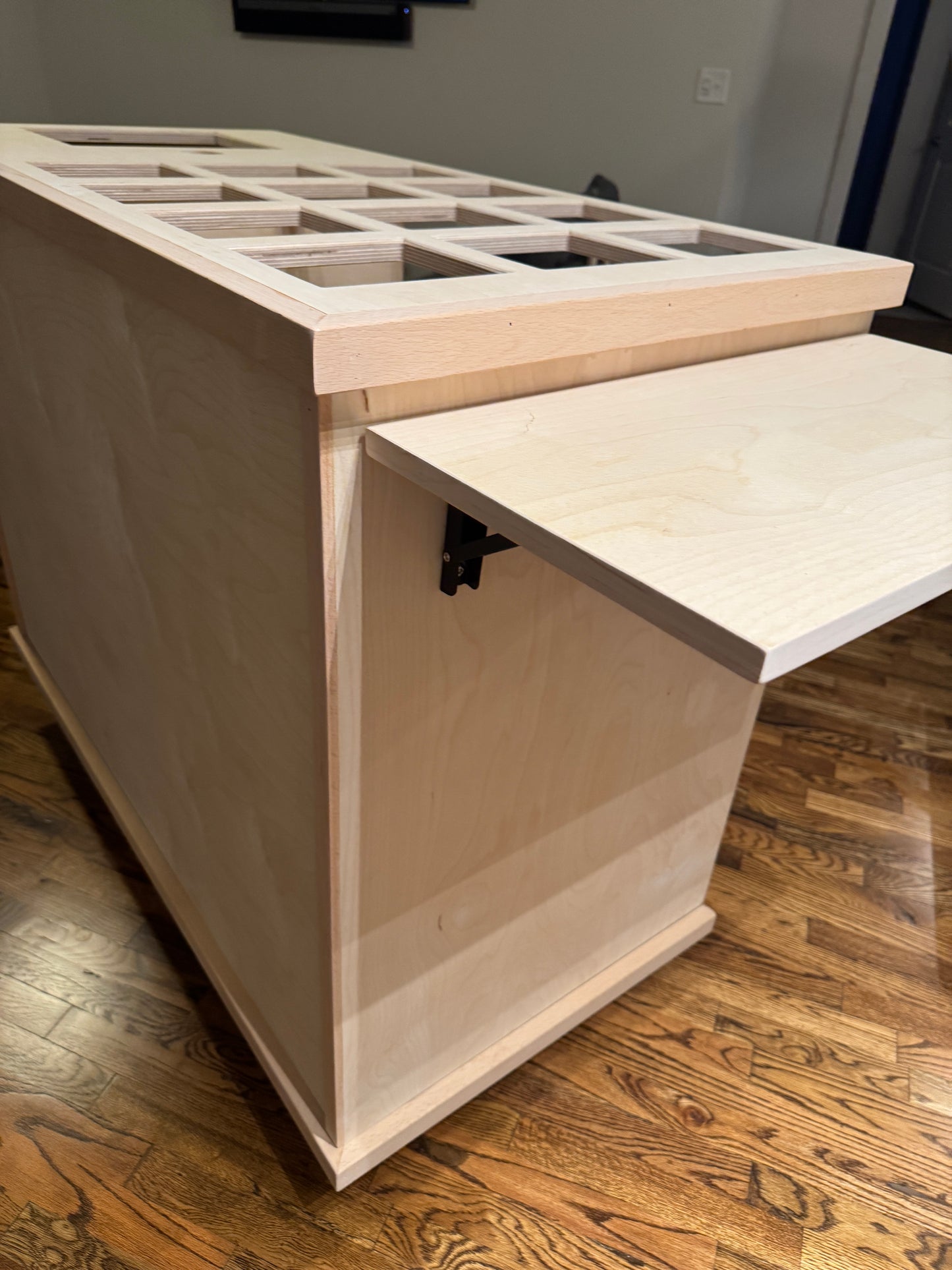 Custom Mobile Snack Cart Great For Pancake or Charcuterie Businesses/ Three Top Options/ Sanded Finish