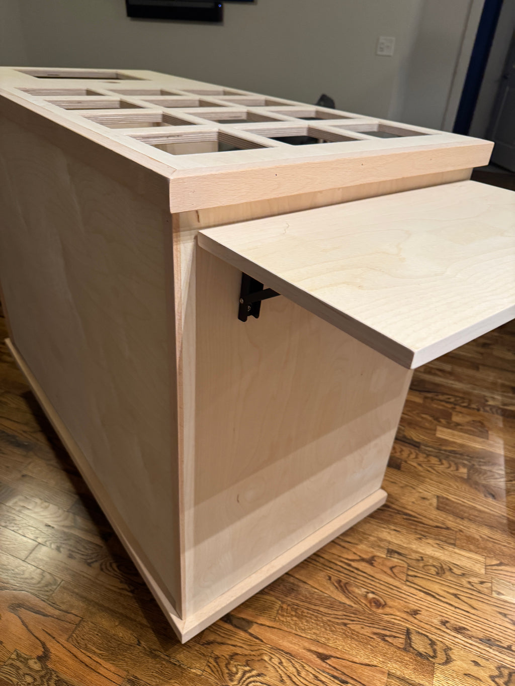 Custom Mobile Snack Cart Great For Pancake or Charcuterie Businesses/ Three Top Options/ Sanded Finish