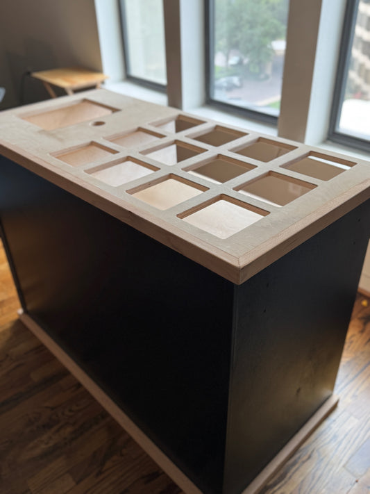 Custom Mobile Snack Cart/ Two Color Choices